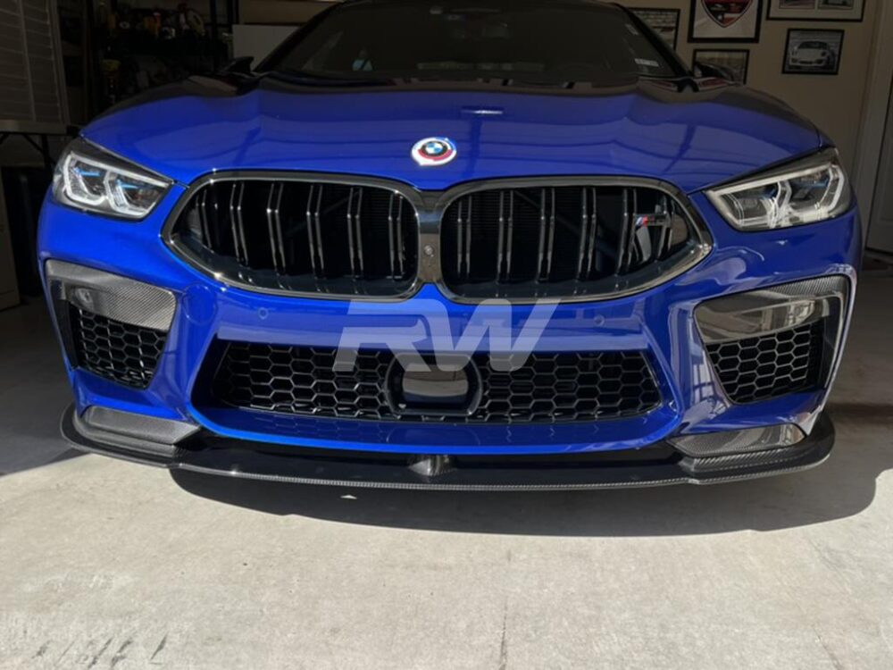 RW Carbon BMW F91 F92 F93 M8 DTM Carbon Fiber Front Lip - Image 16