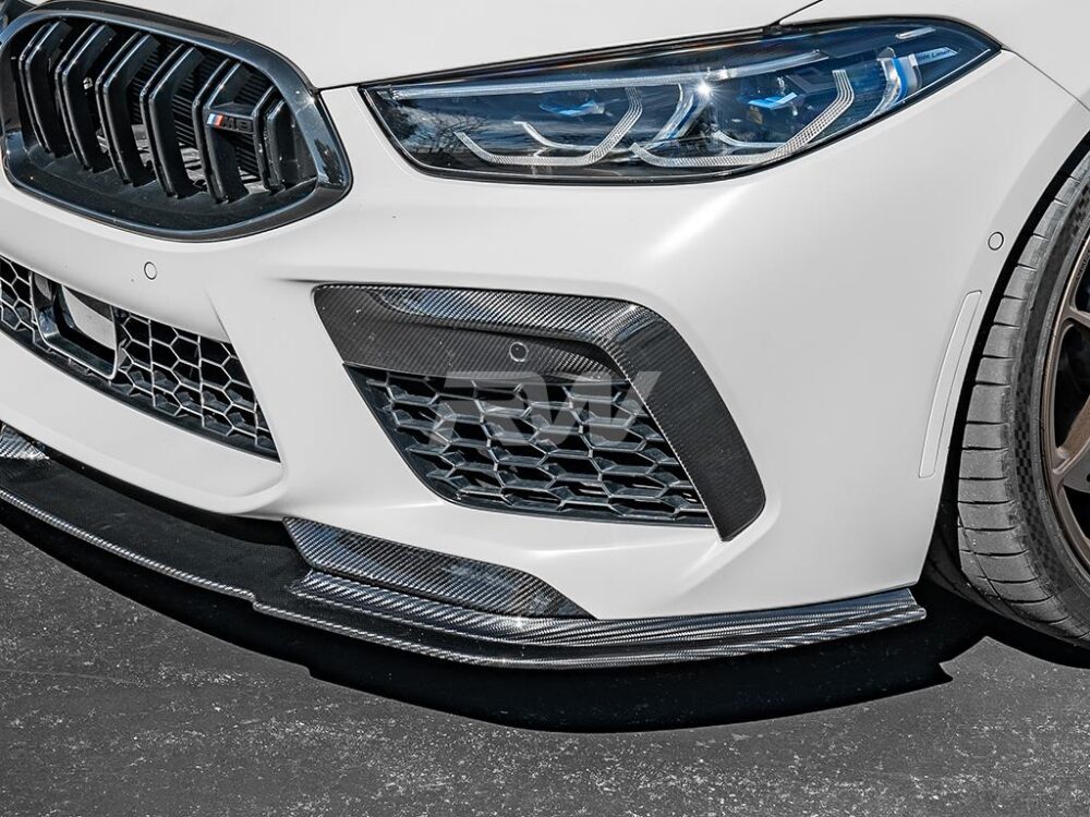 RW Carbon BMW F91 F92 F93 M8 DTM Carbon Fiber Front Lip - Image 5
