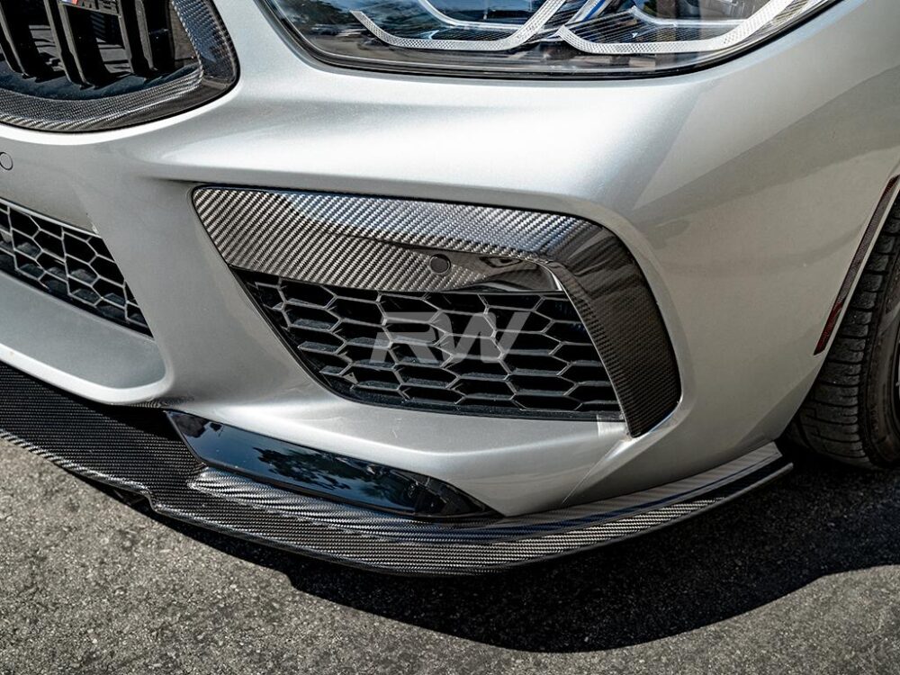 RW Carbon BMW F91 F92 F93 M8 DTM Carbon Fiber Front Lip - Image 8