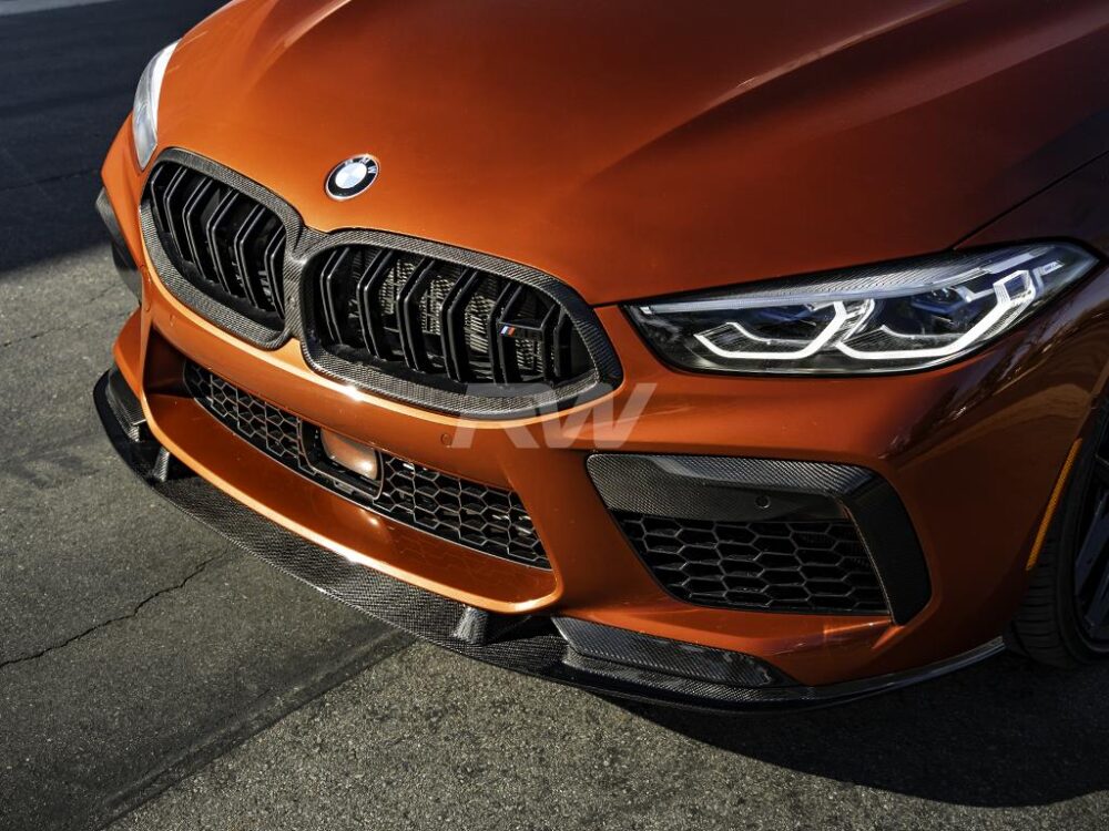 RW Carbon BMW F91 F92 F93 M8 RWS Carbon Fiber Front Lip - Image 2