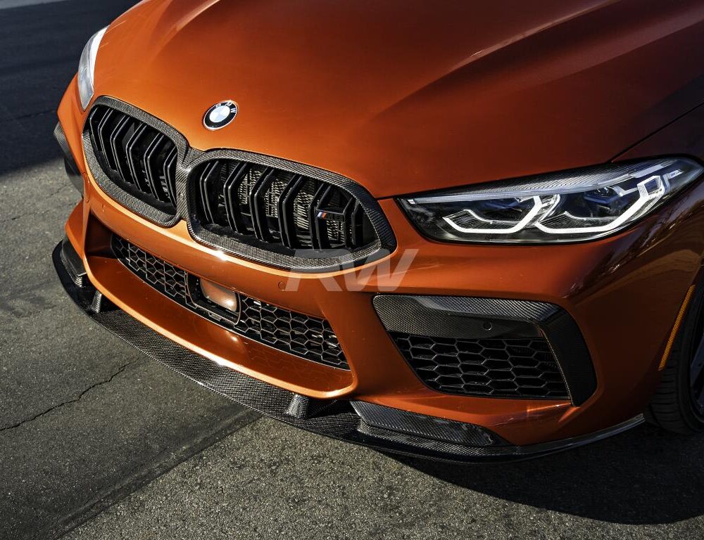 Alternative view of RW Carbon BMW F91 F92 F93 M8 RWS Carbon Fiber Front Lip