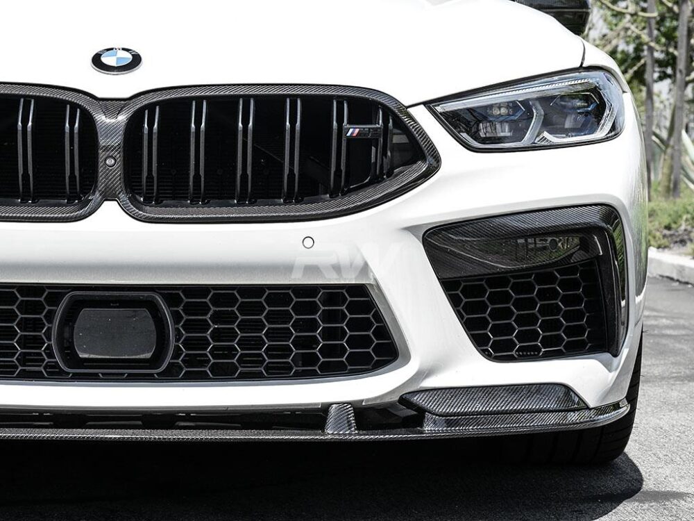 RW Carbon BMW F91 F92 F93 M8 RWS Carbon Fiber Front Lip - Image 17