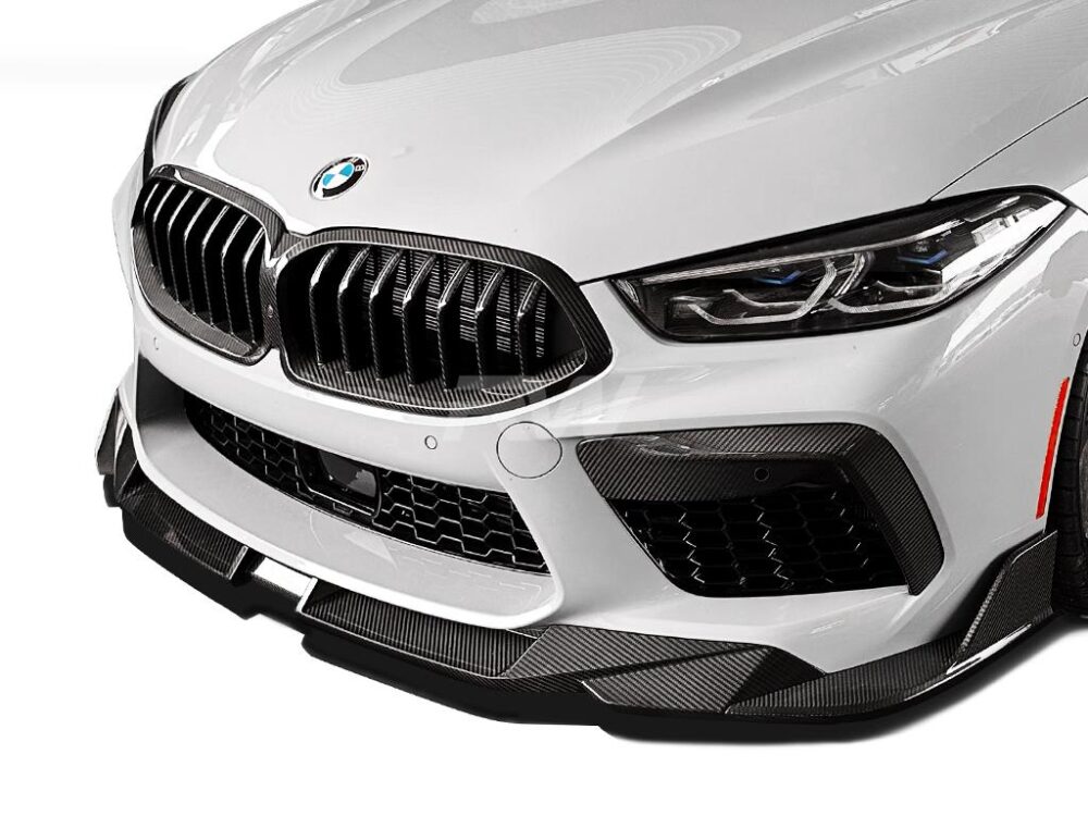 RW Carbon BMW F91 F92 F93 M8 SQ Style CF Front Lip - Image 2