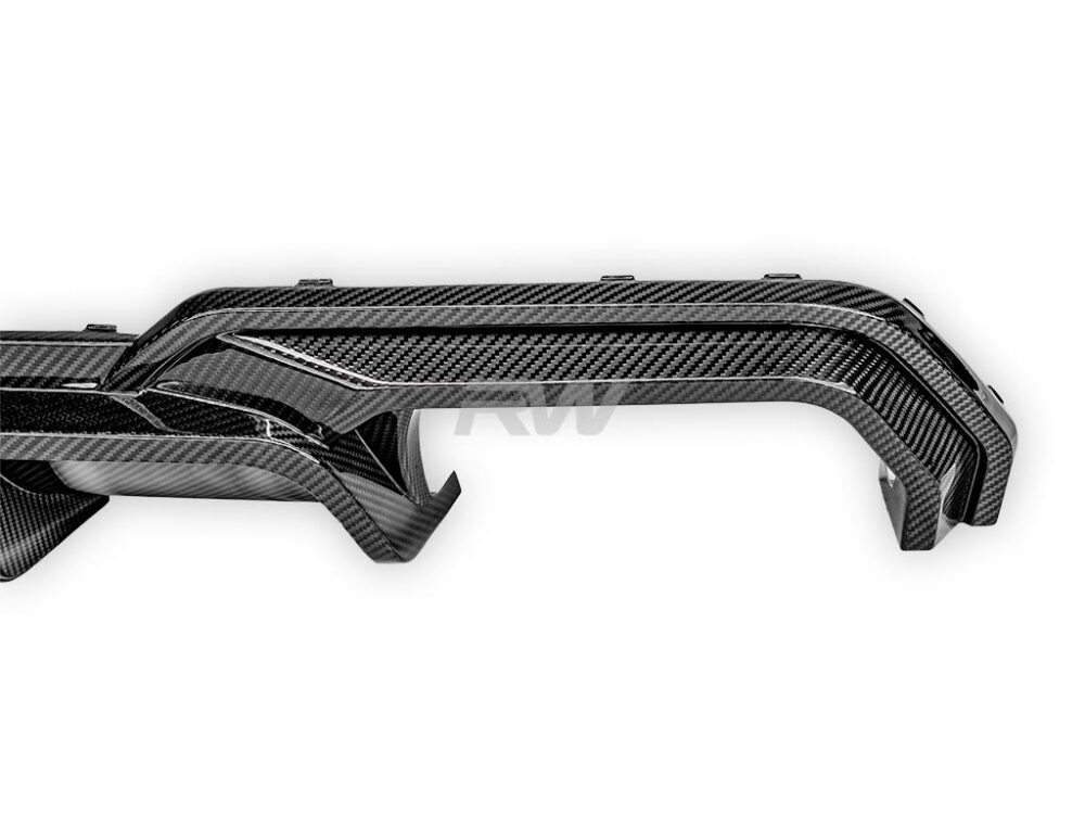 RW Carbon BMW F91 F92 F93 M8 SQ Style Carbon Fiber Diffuser - Image 11