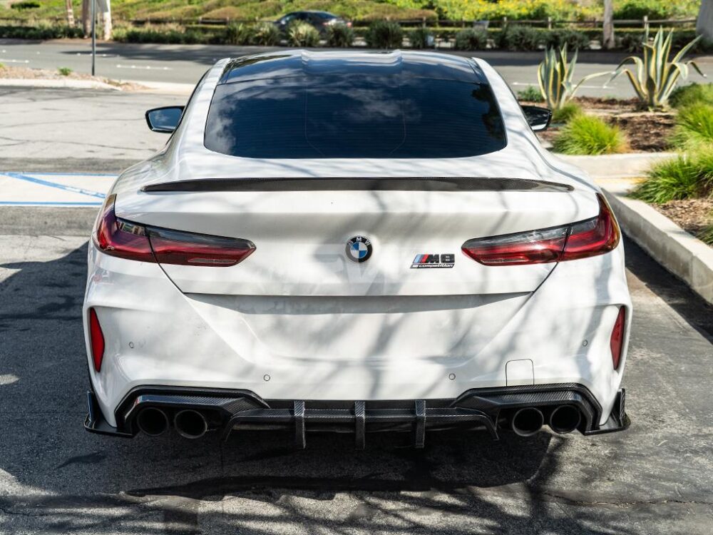 RW Carbon BMW F91 F92 F93 M8 SQ Style Carbon Fiber Diffuser - Image 6