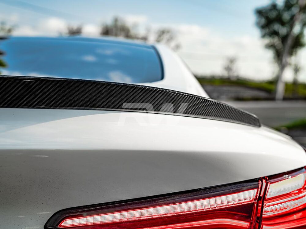 RW Carbon BMW F92 G15 Coupe 3D Style CF Trunk Spoiler - Image 6