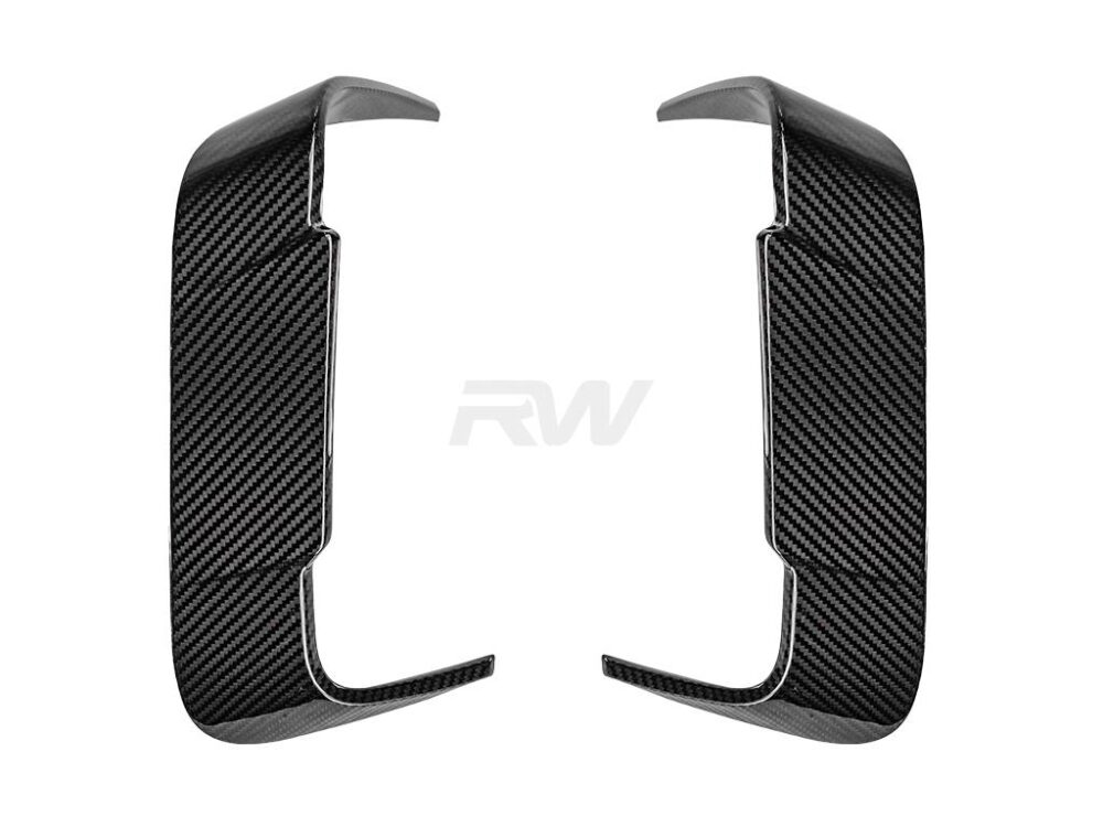RW Carbon BMW F93 M8 Carbon Fiber Rear Bumper Trims - Image 6