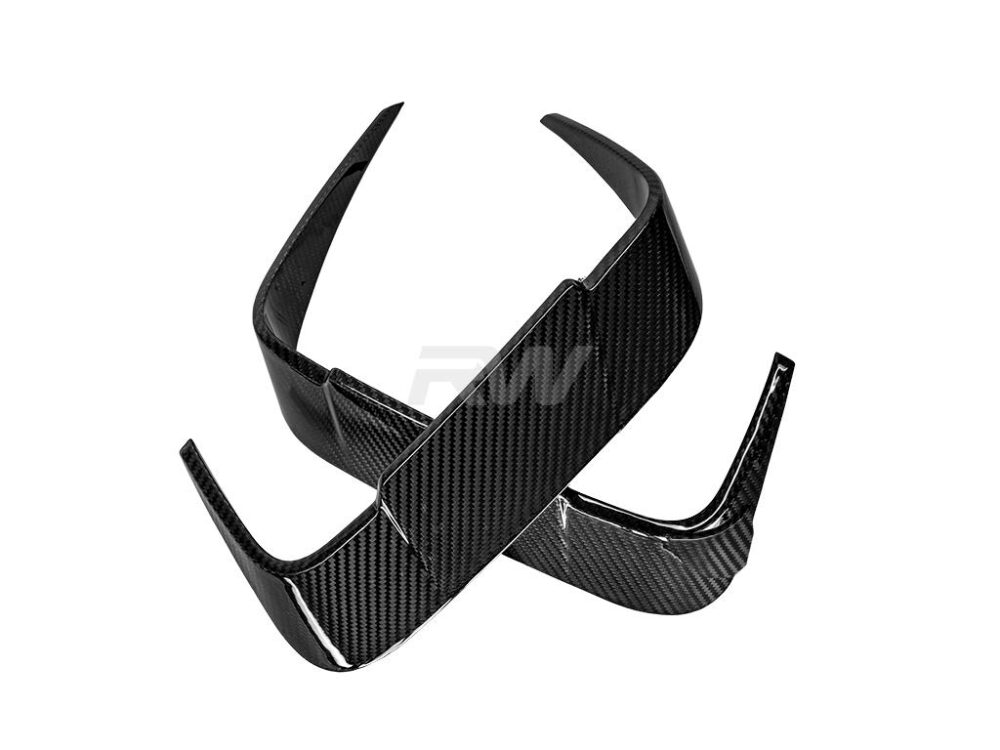 RW Carbon BMW F93 M8 Carbon Fiber Rear Bumper Trims - Image 5