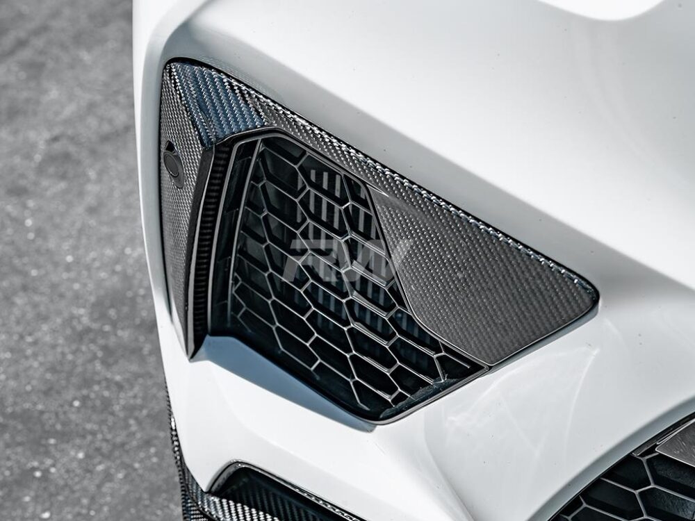 RW Carbon BMW F95 X5M Carbon Fiber Front Air Duct Trims - Image 6