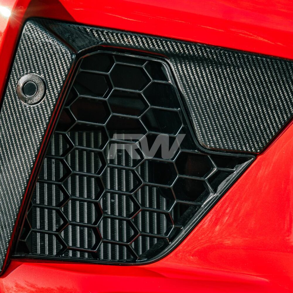 RW Carbon BMW F95 X5M Carbon Fiber Front Air Duct Trims