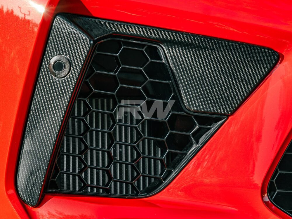 RW Carbon BMW F95 X5M Carbon Fiber Front Air Duct Trims