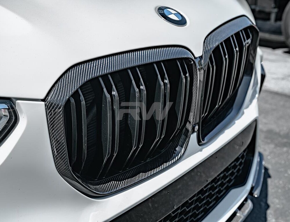 RW Carbon BMW F95 X5M Carbon Fiber Grille Surround