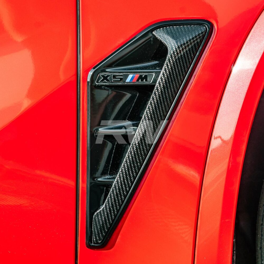 RW Carbon BMW F95 X5M Carbon Fiber Side Vent Covers