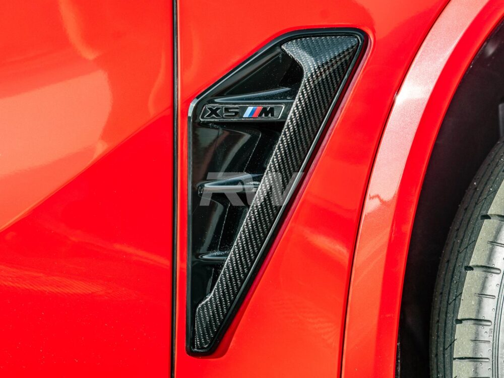 RW Carbon BMW F95 X5M Carbon Fiber Side Vent Covers