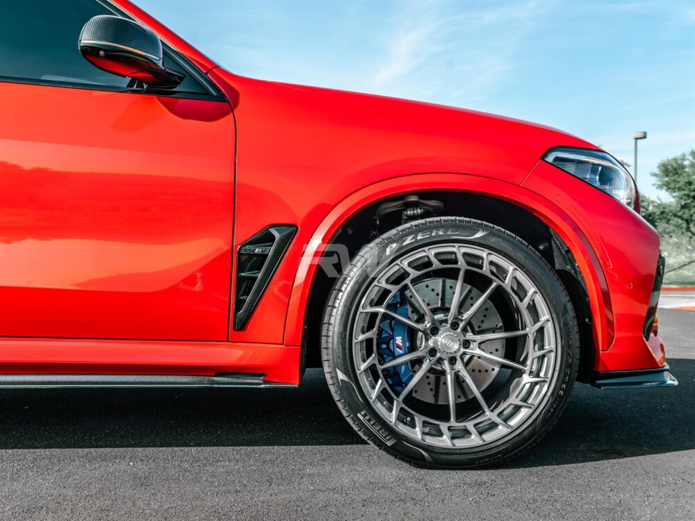RW Carbon BMW F95 X5M Carbon Fiber Side Vent Covers - Image 2