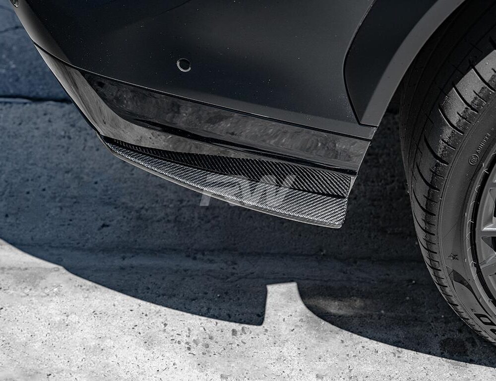 RW Carbon BMW F95 X5M F96 X6M Carbon Fiber Rear Splitters
