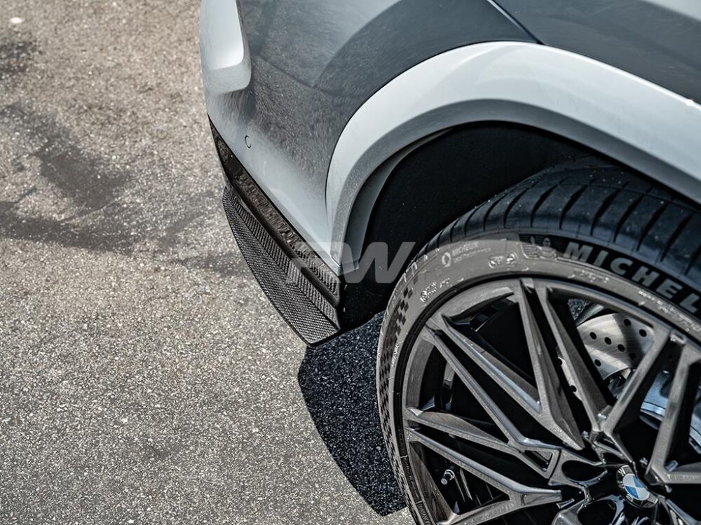 RW Carbon BMW F95 X5M F96 X6M Carbon Fiber Rear Splitters - Image 3
