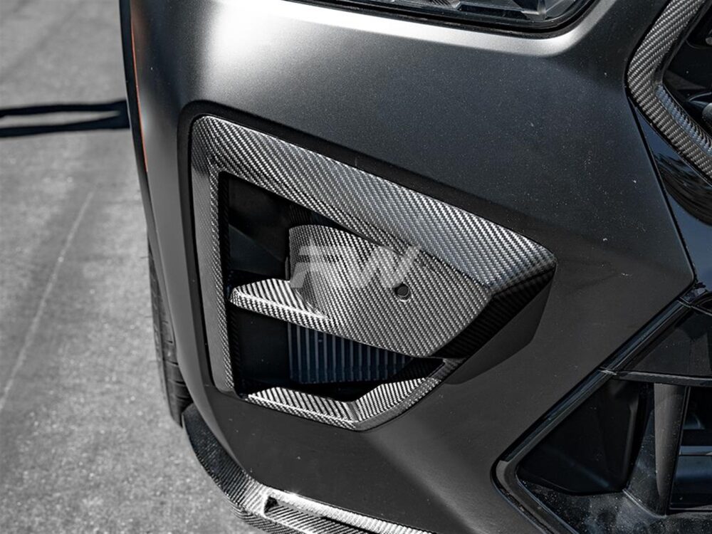 RW Carbon BMW F95 X5M F96 X6M LCI CF Front Replacement Trims