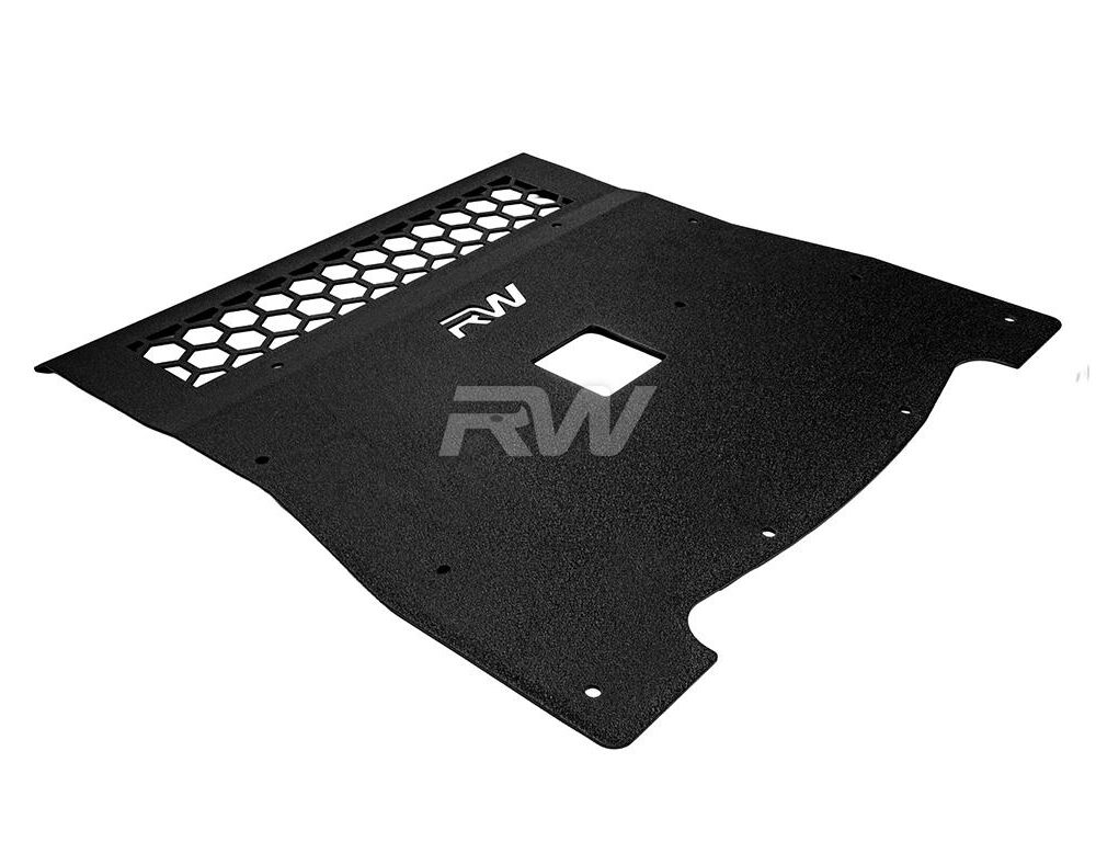 Alternative view of RW Carbon BMW F95 X5M F96 X6M Oil Cooler Guard