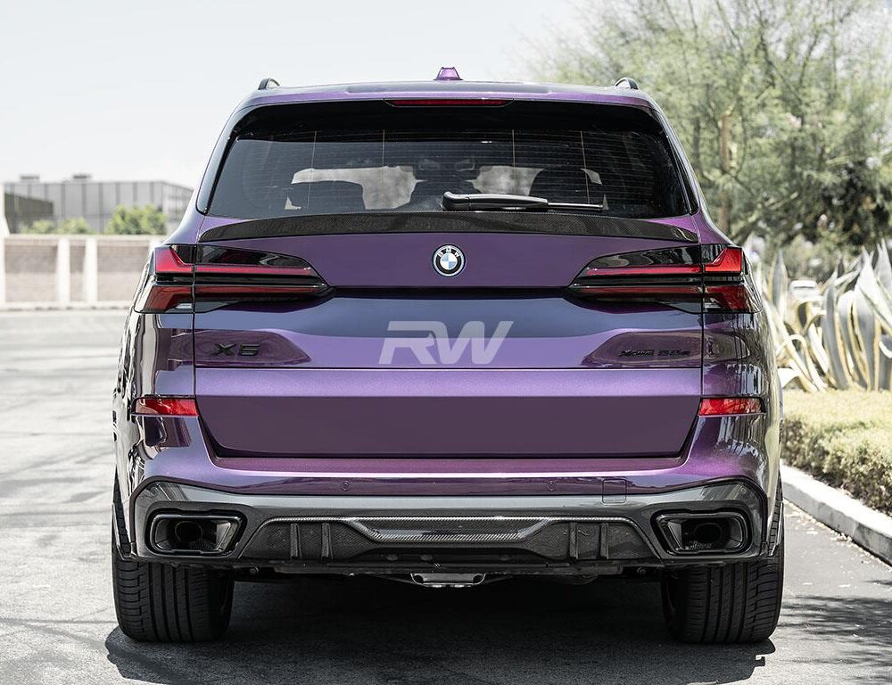 Alternative view of RW Carbon BMW F95 X5M G05 X5 RWS Carbon Fiber Mid Spoiler