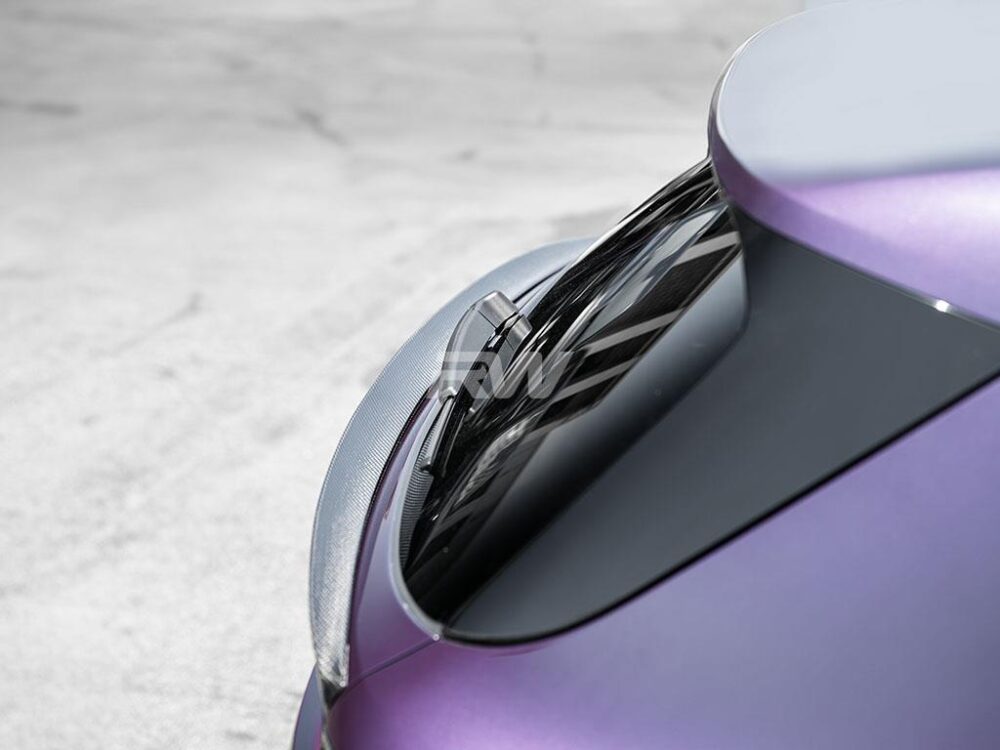 RW Carbon BMW F95 X5M G05 X5 RWS Carbon Fiber Mid Spoiler - Image 4