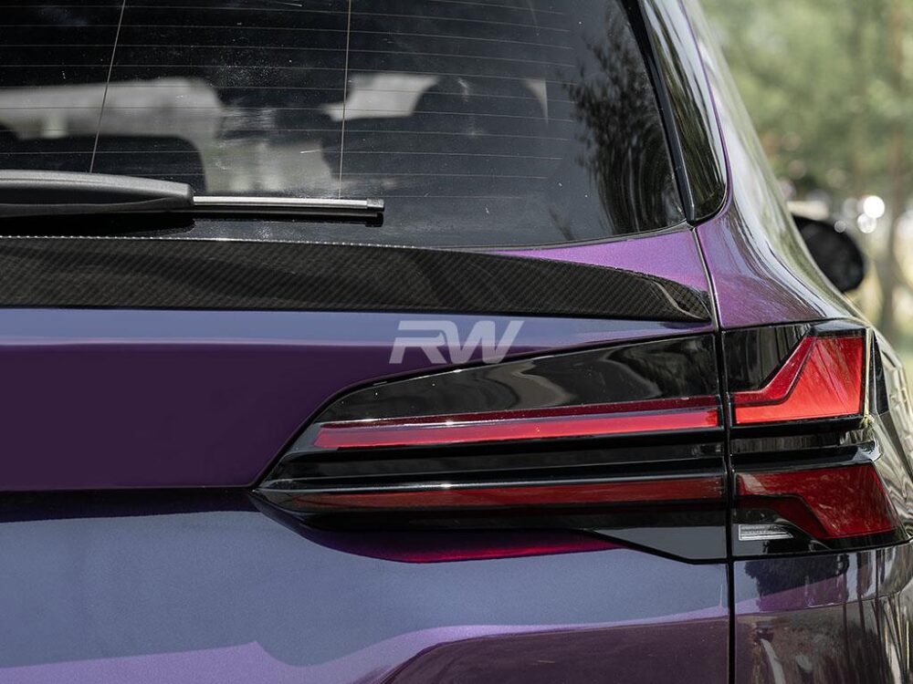RW Carbon BMW F95 X5M G05 X5 RWS Carbon Fiber Mid Spoiler - Image 5