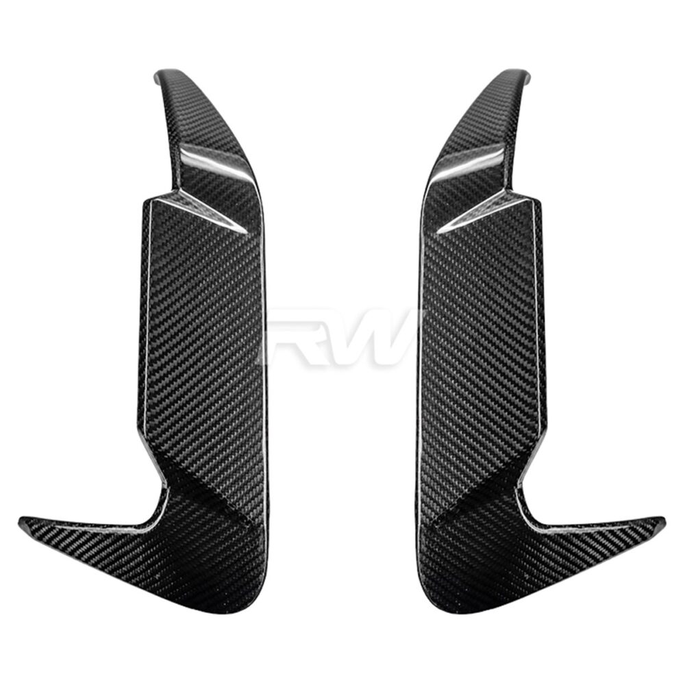 Alternative view of RW Carbon BMW F95 X5M LCI Carbon Fiber Rear Bumper Trims