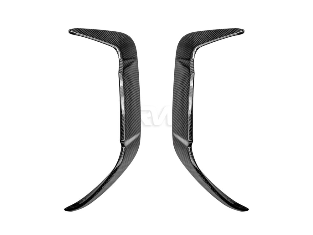 RW Carbon BMW F95 X5M LCI Carbon Fiber Rear Bumper Trims - Image 3