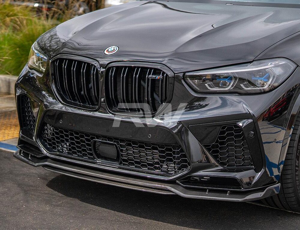 RW Carbon BMW F95 X5M Man Style Carbon Fiber Front Lip