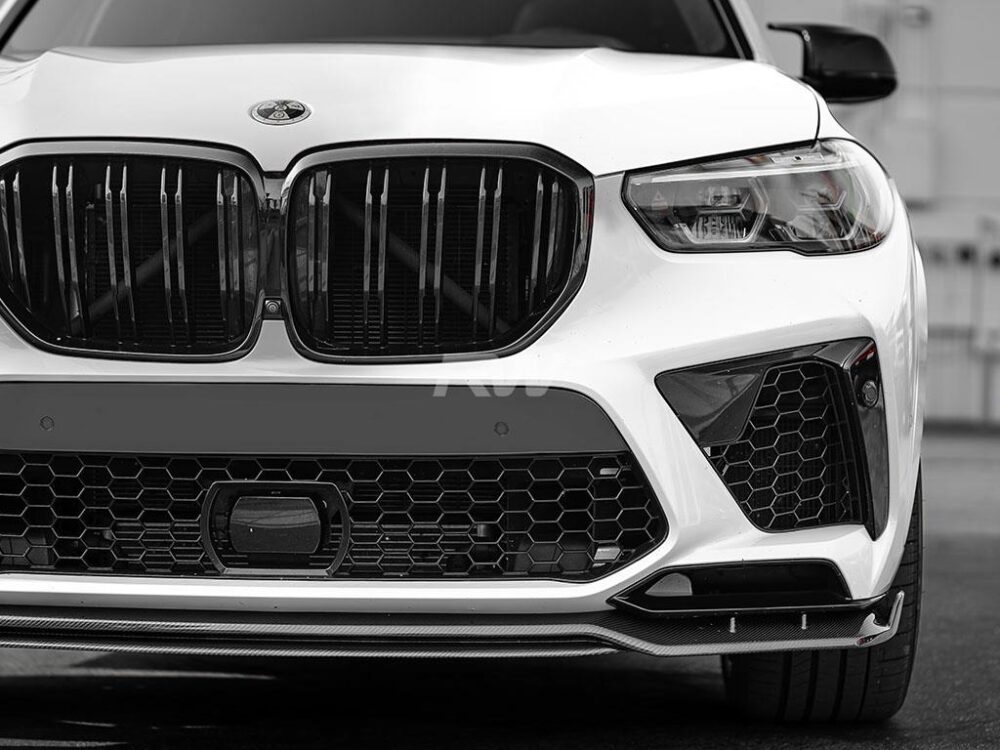 RW Carbon BMW F95 X5M Man Style Carbon Fiber Front Lip - Image 13
