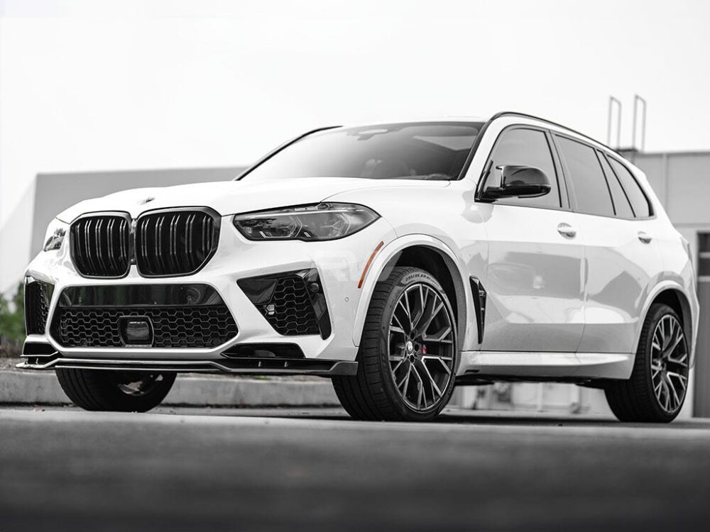 RW Carbon BMW F95 X5M Man Style Carbon Fiber Front Lip - Image 11
