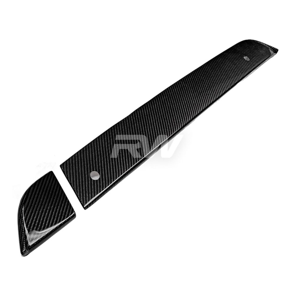 Alternative view of RW Carbon BMW F95 X5M Pre LCI CF Front Bumper Trim
