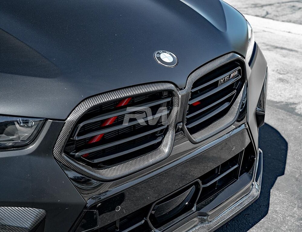 RW Carbon BMW F95/F96 LCI Carbon Fiber Grille Surrounds
