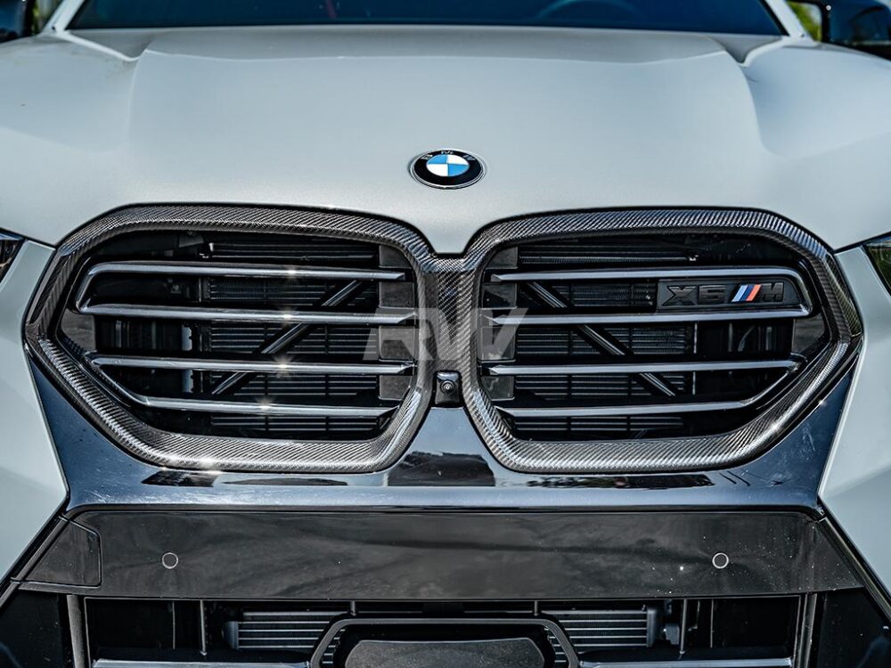 RW Carbon BMW F95/F96 LCI Carbon Fiber Grille Surrounds - Image 5