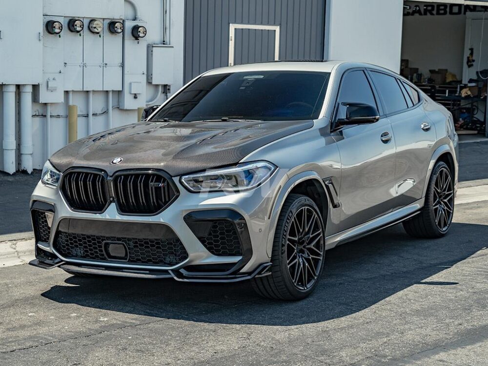 RW Carbon BMW F96 X6M Carbon Fiber DTM Front Lip - Image 7