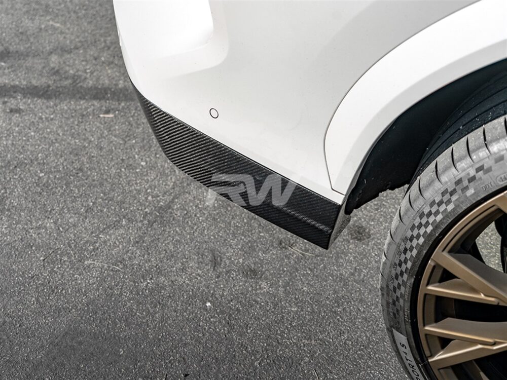 RW Carbon BMW F96 X6M Carbon Fiber Rear Bumper Trim