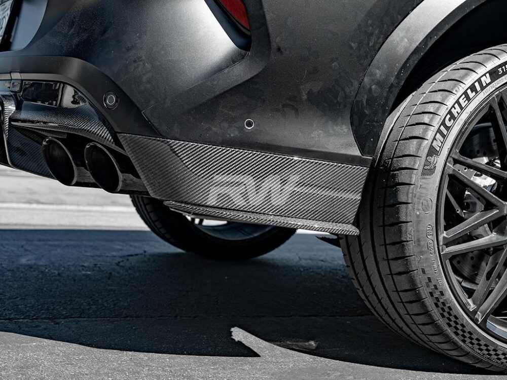 RW Carbon BMW F96 X6M Carbon Fiber Rear Bumper Trim - Image 6
