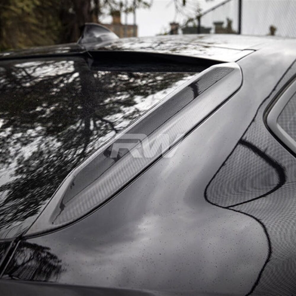 Alternative view of RW Carbon BMW F96 X6M G06 X6 Carbon Fiber Rear Fin Set