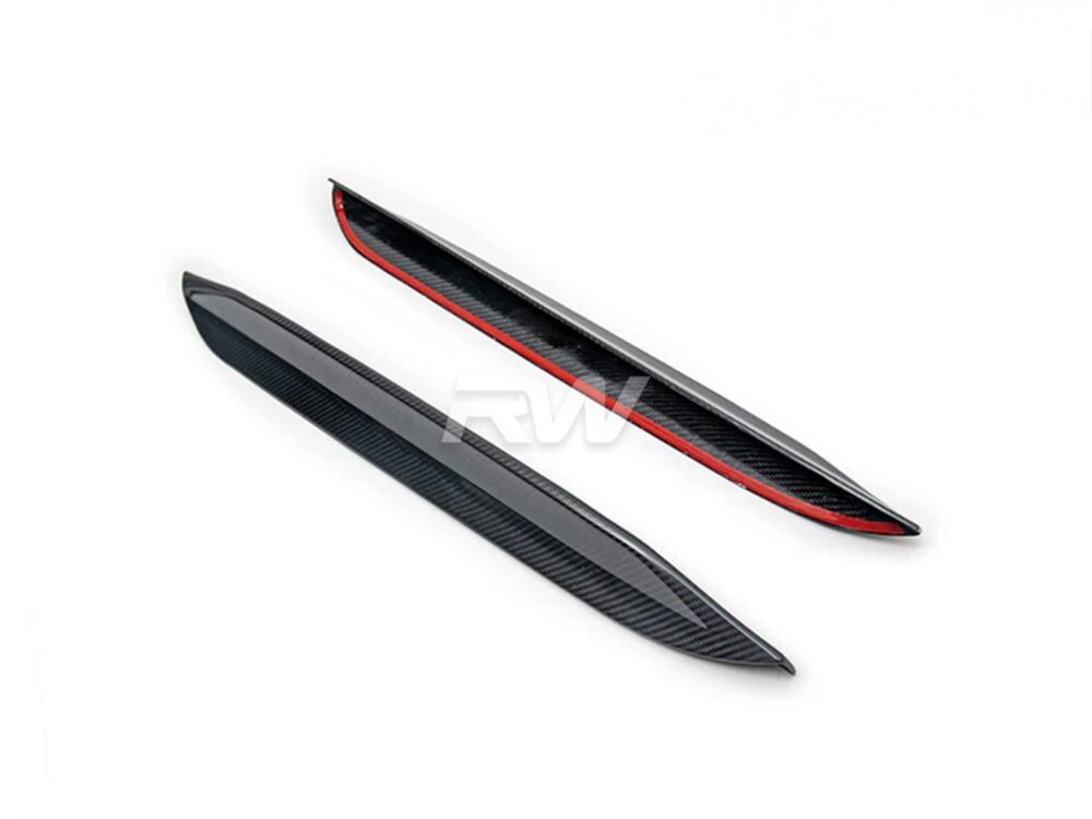 RW Carbon BMW F96 X6M G06 X6 Carbon Fiber Rear Fin Set - Image 4