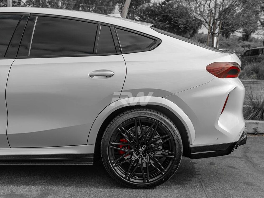 RW Carbon BMW F96 X6M G06 X6 RWS CF Side Skirt Extensions - Image 12
