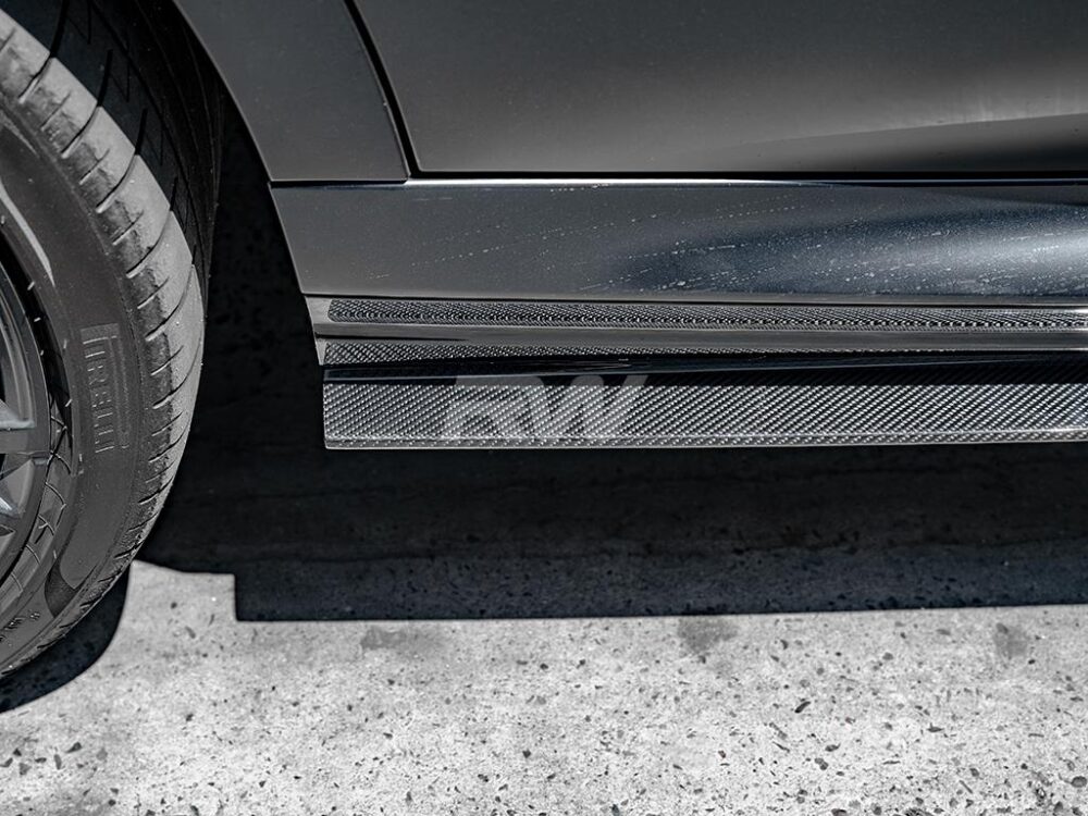 RW Carbon BMW F96 X6M G06 X6 RWS CF Side Skirt Extensions - Image 7