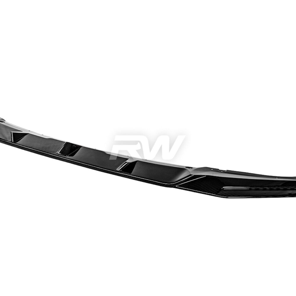 Alternative view of RW Carbon BMW F96 X6M LCI DTM Carbon Fiber Front Lip