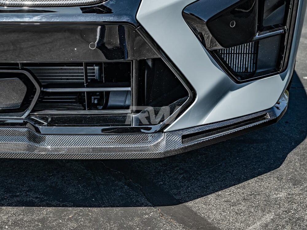 RW Carbon BMW F96 X6M LCI RWS Carbon Fiber Front Lip - Image 8