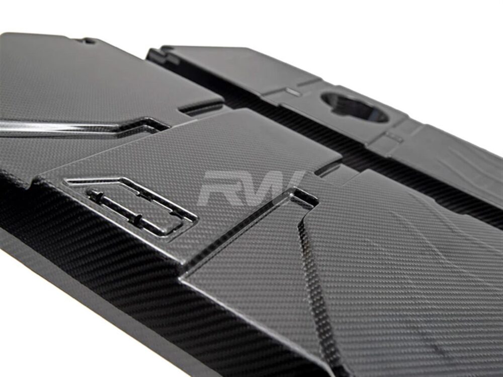RW Carbon BMW F97 X3M F98 X4M Carbon Fiber Engine Cover - Image 3