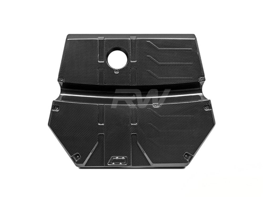 RW Carbon BMW F97 X3M F98 X4M Carbon Fiber Engine Cover - Image 2