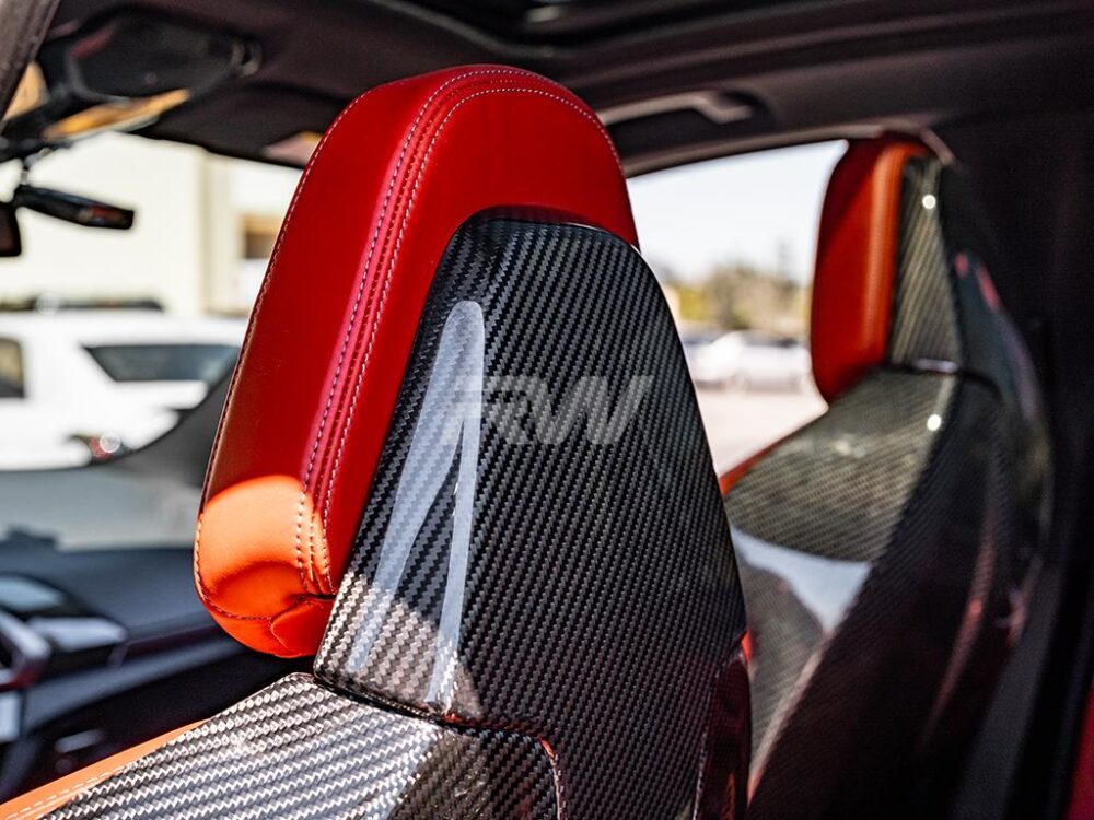 RW Carbon BMW F97 X3M F98 X4M Carbon Fiber Seat Backs - Image 8