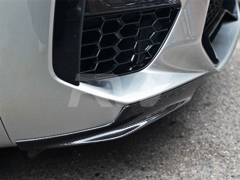 RW Carbon BMW F97 X3M F98 X4M Carbon Fiber Splitters