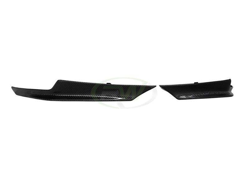 Alternative view of RW Carbon BMW F97 X3M F98 X4M Carbon Fiber Splitters