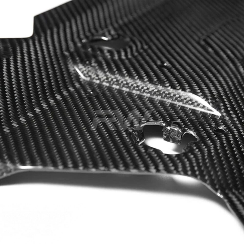 Alternative view of RW Carbon BMW F97 X3M F98 X4M G01 X3 G02 X4 CF Cooling Shroud