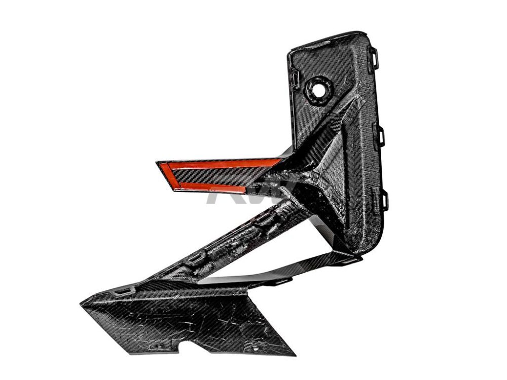RW Carbon BMW F97 X3M F98 X4M LCI CF Front Bumper Trims - Image 4